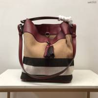 Burberry專門店新款艾仕貝手袋 巴寶莉標誌性水桶包肩背女包 yxb1518