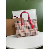 Burberry專門店新款雙面購物袋 巴寶莉功能型購物袋手提女包 yxb1529