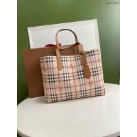 Burberry專門店新款雙面購物袋 巴寶莉功能型購物袋手提女包 yxb1530