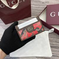 Gucci專櫃2026新款金屬標卡包 古馳迷彩男女卡夾名片夾 834795  gc1023