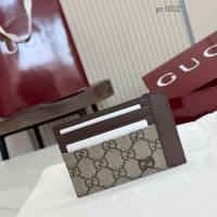 Gucci專櫃2026新款多卡位卡夾卡套 古馳陶瓷雙G男士卡包 856561  gc1032