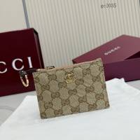 Gucci專櫃男士經典老花拉鏈鑰匙包 古馳Generation拉鏈錢包錢夾 837747  gc1035