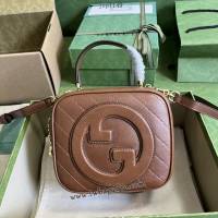 gucci專櫃新款原廠皮手袋單肩斜挎包 古馳Gucci Blondie系列手提包 jcp1149