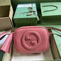 gucci專櫃新款原廠皮斜挎包手袋 古馳Gucci Blondie系列小號肩背包 jcp1154