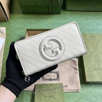 gucci專櫃新款原廠皮拉鏈長錢夾 古馳Gucci Blondie系列全拉鏈錢包 jcp1169