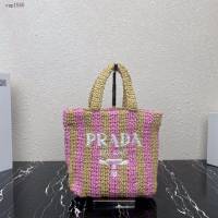 Prada專櫃新款纖維托特包 1BG422 普拉達小號手提購物包 csp1575