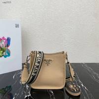 Prada專櫃新款單肩包 1BH191 普拉達鹿紋牛皮迷你單肩包 csp1625