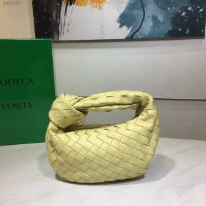 Bottega veneta高端女包 98080 寶緹嘉小號羊皮手工編織女包 BV爆款jodie新版本2代編織打結圓形hobo包  gxz1149