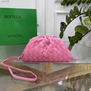 Bottega veneta高端女包 98061 寶緹嘉粗格編織羊皮雲朵POUCH手拿包 BV經典款女包  gxz1156