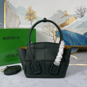 Bottega veneta高端女包 KF008 寶緹嘉荔枝紋松石綠arco29 BV經典款mini手拎肩背包  gxz1220