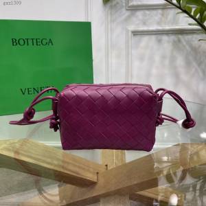 Bottega veneta高端女包 98090 寶緹嘉新款編織小方包 BV經典款編織小號肩背女包  gxz1309