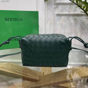 Bottega veneta高端女包 98091 寶緹嘉新款編織小方包 BV經典款手工編織小號肩背女包  gxz1340