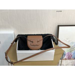 Celine專櫃2023新款BESACE迷你牛皮手袋 賽琳Min單肩斜挎女包 sldj2268