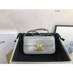 Celine專櫃2023新款Triomphe Shoulder Bag 194143 賽琳最新款凱旋門腋下包 sldj2415