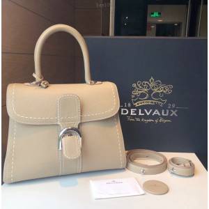 Delvaux專櫃經典款brillant手提包 德爾沃togo皮手縫蠟線大號女包 bxs1052