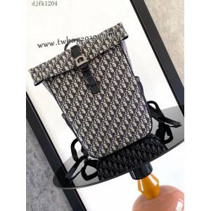 Dior专柜2025新款男装系列迪奥顶级原单卷顶双肩背包 djfk1204
