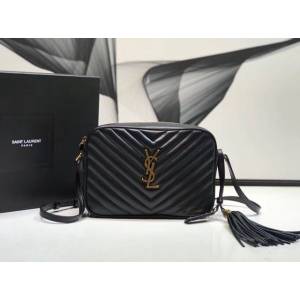 YSL专柜款女包 聖羅蘭經典款MONOGRAM SAINT LAURENT相機包 YSL肩背斜挎包 520534  jjh1192