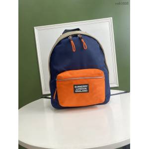 Burberry專門店新款男士雙肩包 巴寶莉拼色尼龍面料男士背包 yxb1038