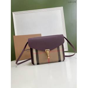 Burberry專門店新款格紋斜背包 巴寶莉女士斜挎肩背包 yxb1129