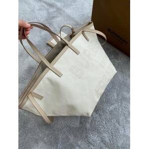 Burberry專門店新款沙灘托特包 巴寶莉帆布購物袋手提包 yxb1135