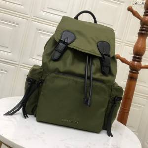 Burberry專門店新款大號The Rucksack軍旅背包 巴寶莉男士雙肩背包大書包 yxb1146