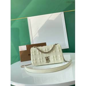 Burberry專門店新款羊皮小號TB蘿拉包 巴寶莉羔羊皮單肩斜挎女包 yxb1209