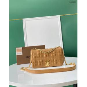Burberry專門店新款羊皮小號TB蘿拉包 巴寶莉羔羊皮單肩斜挎女包 yxb1212