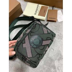 Burberry專門店新款尼龍佈防水材料相機包 巴寶莉男女款單肩斜挎小包 yxb1217