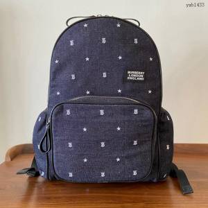 Burberry專門店新款尼龍刺繡雙肩包 巴寶莉TB系列男女同款雙肩背包 yxb1433