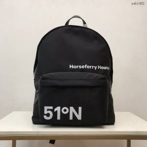 Burberry專門店新款黑色男款雙肩包 巴寶莉尼龍面男士後背包 yxb1482