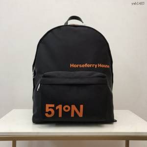 Burberry專門店新款黑色男款雙肩包 巴寶莉尼龍面男士後背包 yxb1483