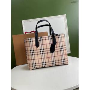 Burberry專門店新款雙面購物袋 巴寶莉功能型購物袋手提女包 yxb1527