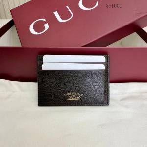 Gucci專櫃2026新款卡夾名片夾 古馳Lira系列男女全皮卡包 867316  gc1001