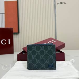 Gucci專櫃2026新款雙折短款錢包 古馳雙G壓花男士錢包錢夾 768243  gc1036