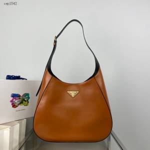 Prada專櫃新款超大號Cleo斜挎包 1BC181 普拉達小牛包腋下肩背女包 csp1552