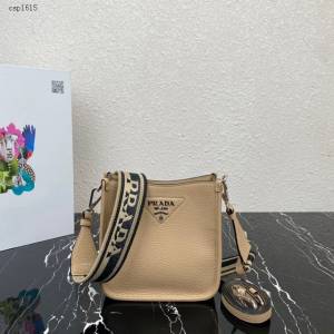 Prada專櫃新款單肩包 1BH191 普拉達鹿紋牛皮迷你單肩包 csp1625