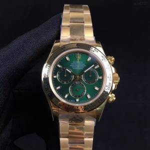 勞力士複刻手錶 灰白金迪 玫瑰金迪 黃金迪 熊貓迪 綠金迪 Rolex迪通拿新品男士腕表  gjs1723