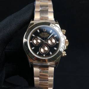 勞力士複刻手錶 Rolex超薄迪通拿新品 灰白金迪 玫瑰金迪 黃金迪 熊貓迪經典男士腕表  gjs2015